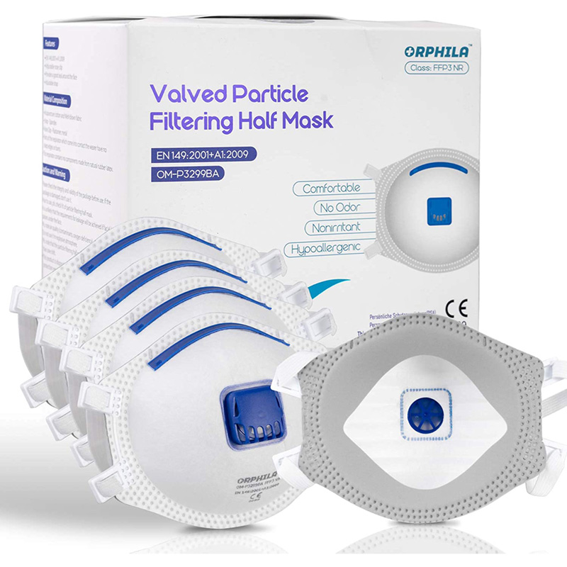 Disposable Respirator Mask with Valve FFP3